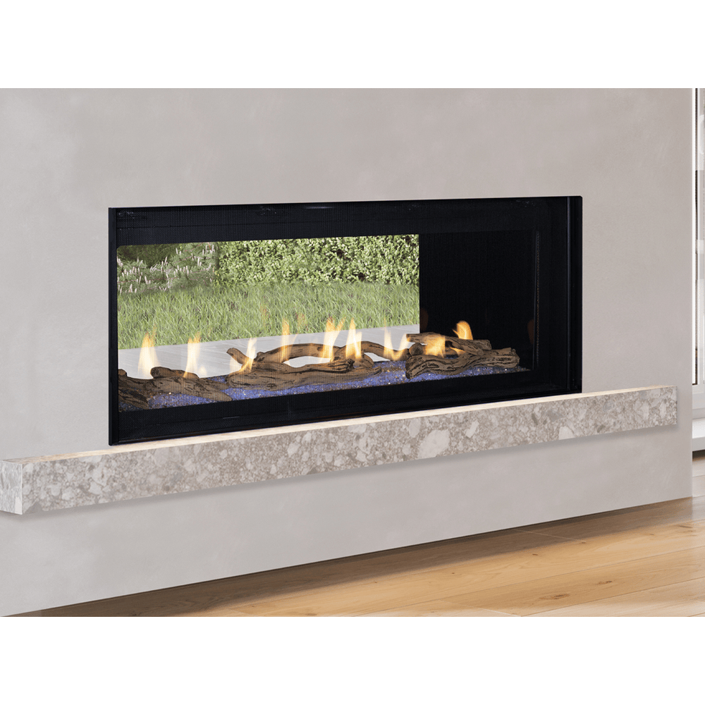 Superior DRL6000 Series 48 Inch Linear Contemporary Direct Vent Natural Gas Fireplace in Electronic Ignition DRL6048TEN