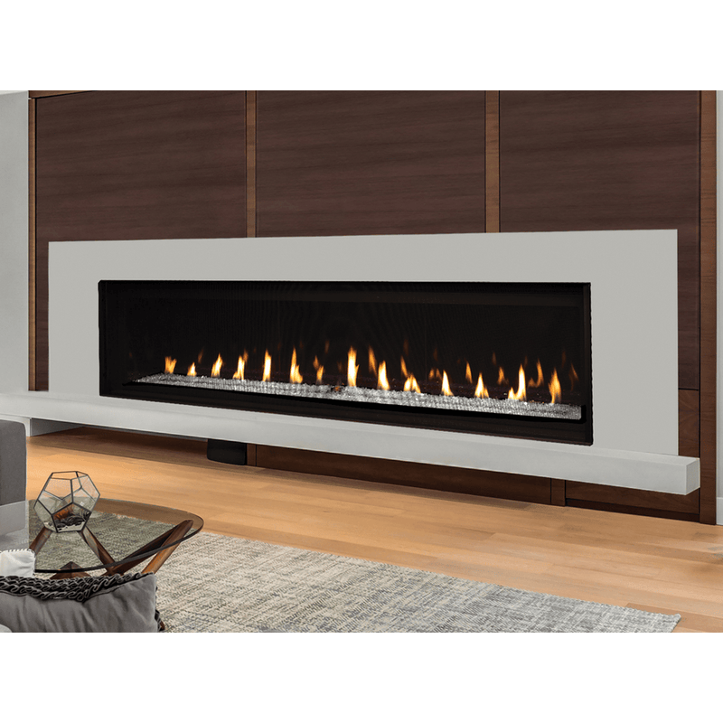 Superior DRL6000 Series 72 Inch Linear Contemporary Direct Vent Natural Gas Fireplace in Electronic Ignition DRL6072TEN