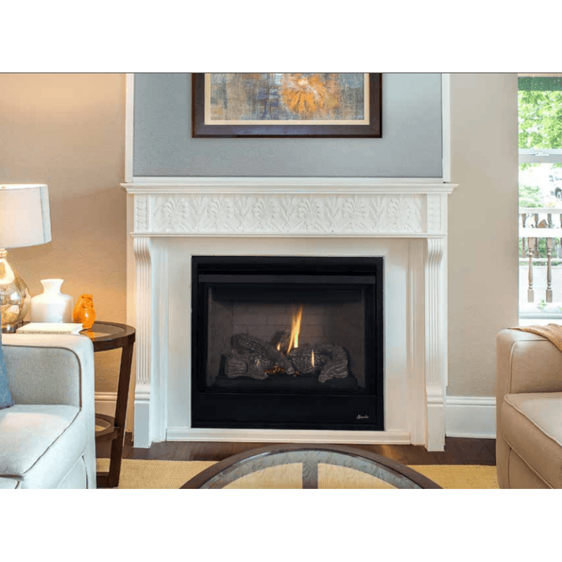 Superior DRT2000 Series 40 Inch Traditional Direct Rear Vent Propane Fireplace in Millivolt Ignition DRT2040RMP-C