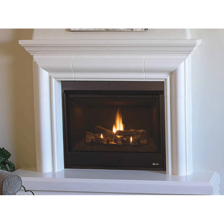 Superior DRT3000 Series 33 Inch Traditional Direct Top Vent Propane Fireplace in Electronic Ignition DRT3033TEP-B