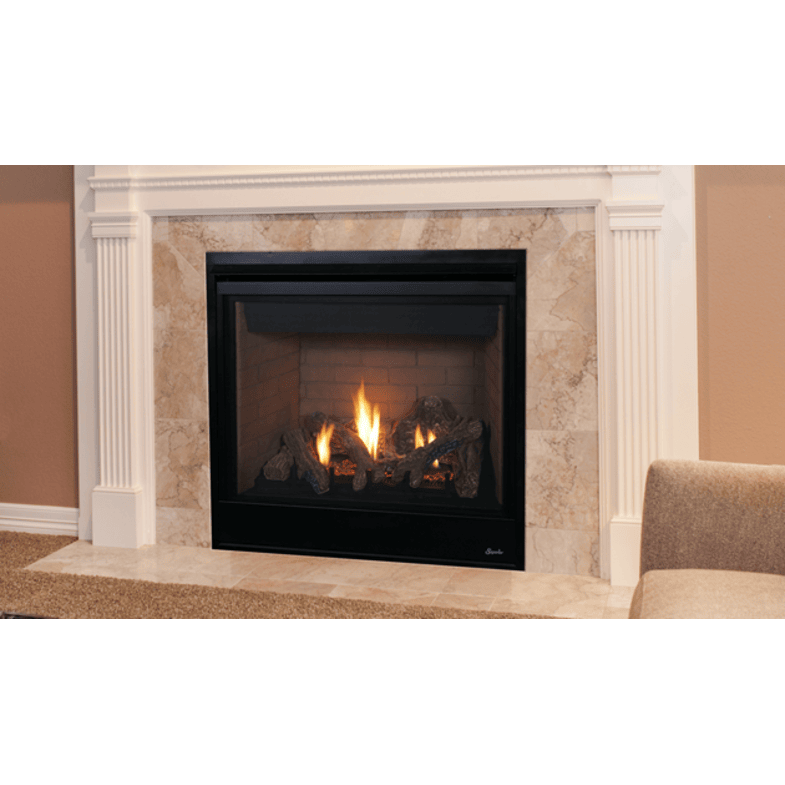 Superior DRT3000 Series 40 Inch Traditional Direct Top/Rear Vent Gas Fireplace in Millivolt Ignition DRT3040DMN-C