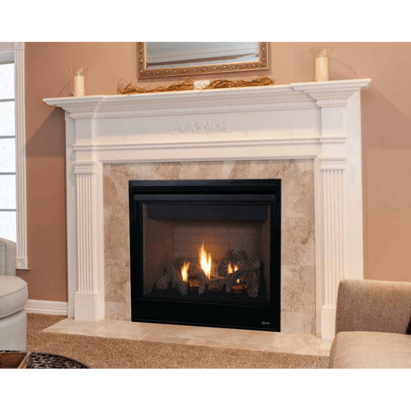 Superior DRT3000 Series 45 Inch Traditional Direct Top/Rear Vent Gas Fireplace in IPI Ignition DRT3045DEN-E