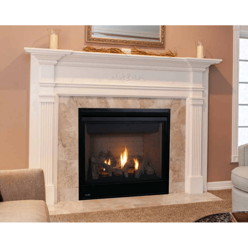 Superior DRT3000 Series 45 Inch Traditional Direct Top/Rear Vent Gas Fireplace in Millivolt Ignition DRT3045DMN-C