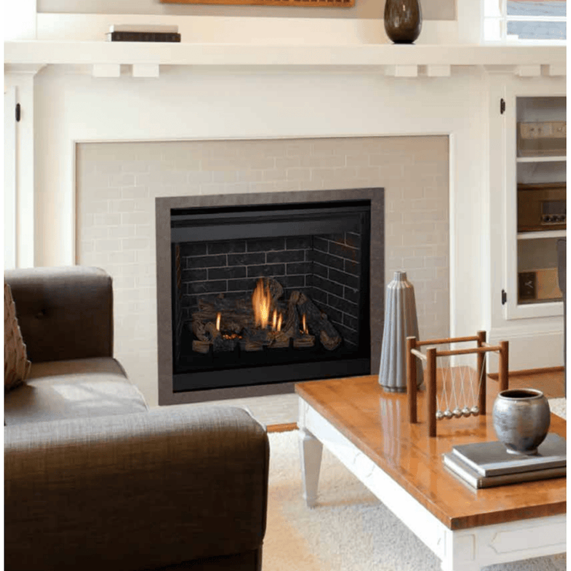 Superior DRT3500 Series 35 Inch Traditional Direct Top/Rear Vent Gas Fireplace in IPI Ignition DRT3535DEN-E