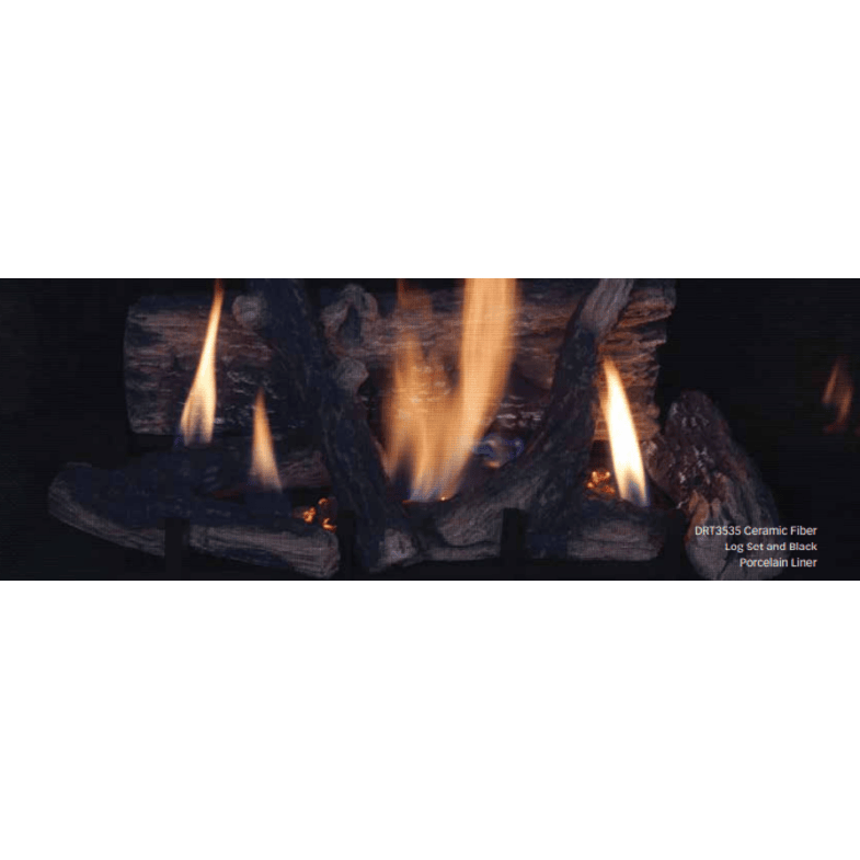 Superior DRT3500 Series 40 Inch Traditional Direct Top/Rear Vent Gas Fireplace in Electronic Ignition DRT3540DEN-C