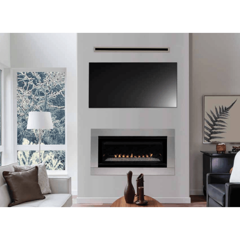 Superior VRL3000 Series 45 Inch Linear Contemporary Vent-Free Gas Fireplace in Electronic Ignition VRL3045ZEN