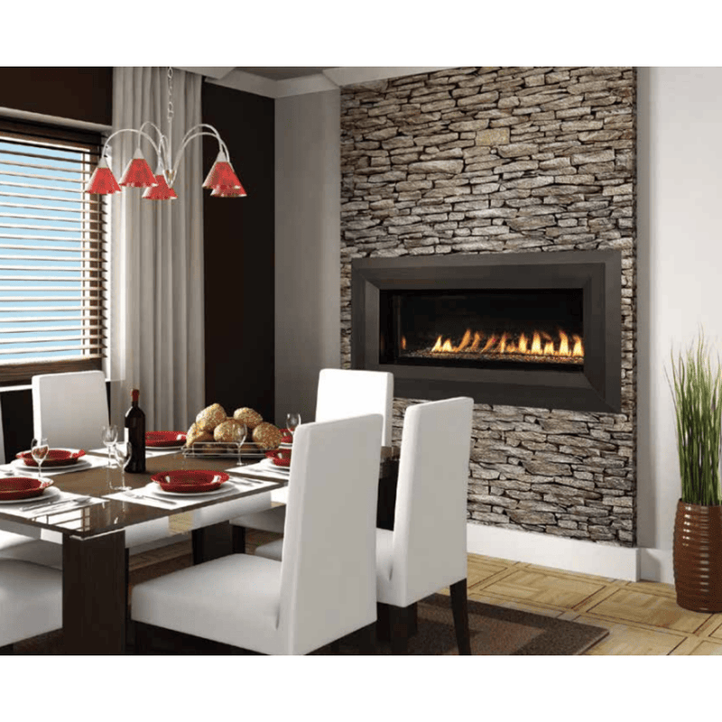 Superior VRL4543 Series 43 Inch Vent-Free Contemporary Linear Gas Fireplace VRL4543ZEN