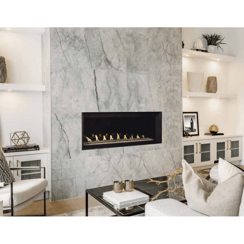 Superior VRL6000 Series 48 Inch Linear Contemporary Vent-Free Gas Fireplace in Electronic Ignition VRL6048ZEN