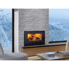 Superior WCT4920 22 Inch Traditional White Smooth Refractory Panels Wood Burning Fireplace WCT4920WS