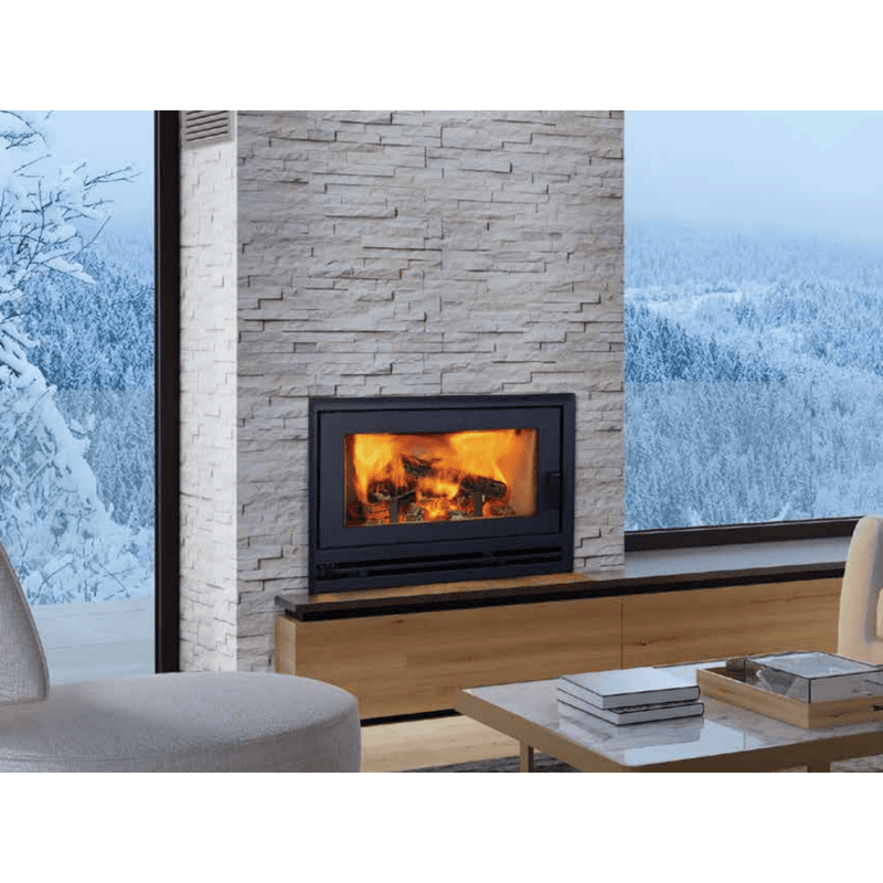 Superior WCT4920 22 Inch Traditional White Smooth Refractory Panels Wood Burning Fireplace WCT4920WS