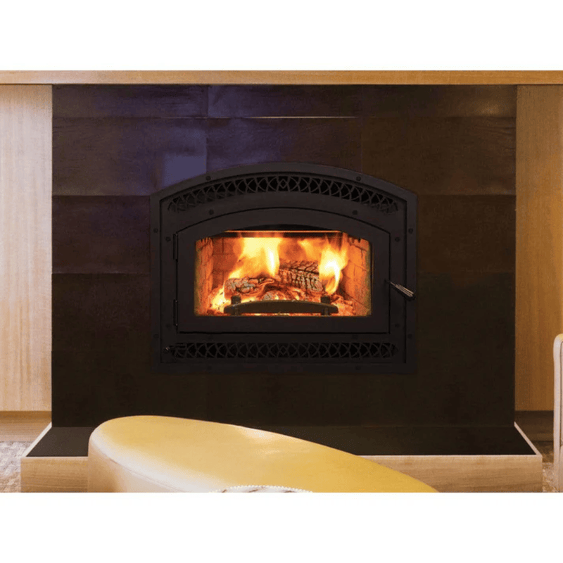 Superior WCT6920 22 Inch Traditional White Stacked Refractory Panels Wood Burning Fireplace WCT6920WS