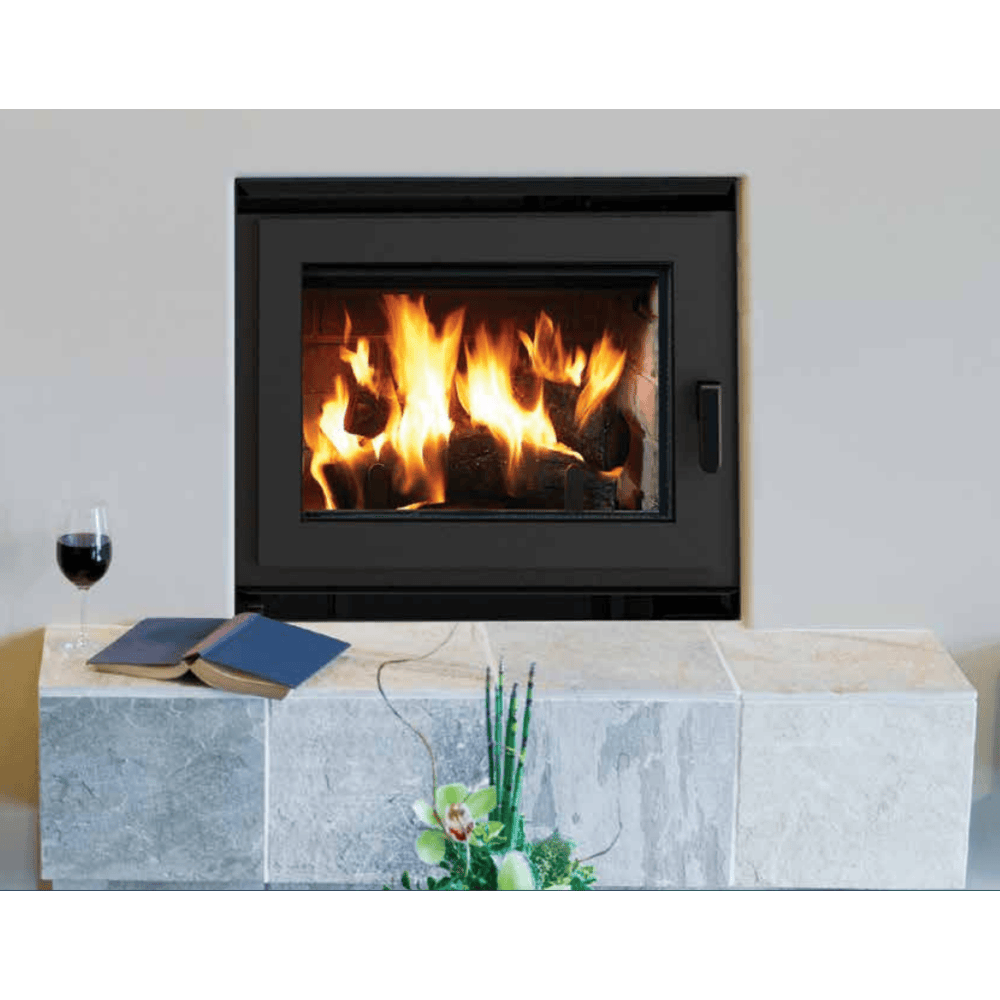 Superior WRT3920 20 Inch Traditional White Stacked Refractory Panels Wood Burning Fireplace WRT3920-B