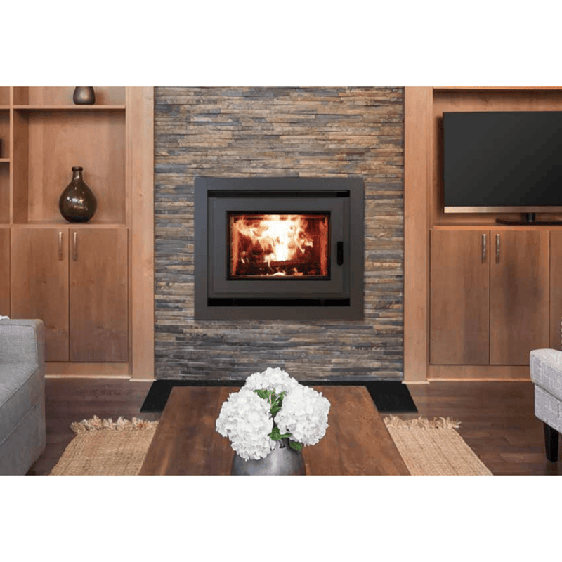 Superior WRT3920 20 Inch Traditional White Stacked Refractory Panels Wood Burning Fireplace WRT3920-B