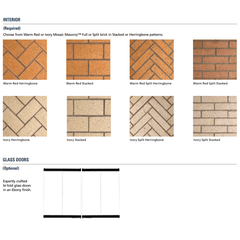 Superior WRT6000 Series 42 Inch Traditional Wood Burning Masonry Fireplace WRT6042
