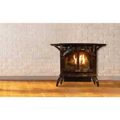 Empire 28" Spirit Cast Iron Vent-Free Gas Stove with Contour Burner and Log Set VFD30CC30BP