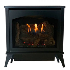 Empire 27" Spirit Steel Vent-Free Gas Stove with Contour Burner and Log Set VFD30MS30FP