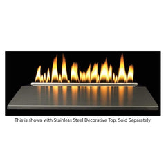 Empire 24-Inch Loft Contemporary Multi-Sided Vent-Free Gas Burner Only VFRU24P