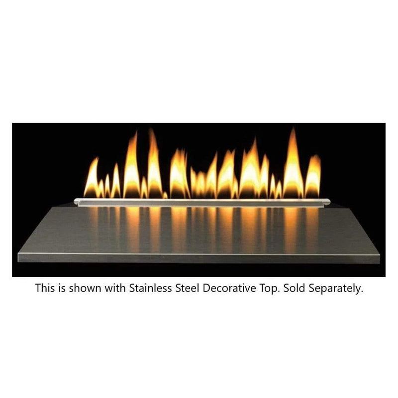 Empire 24-Inch Loft Contemporary Multi-Sided Vent-Free Gas Burner Only VFRU24P