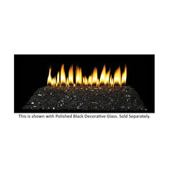 Empire 24-Inch Loft Contemporary Multi-Sided Vent-Free Gas Burner Only VFRU24P