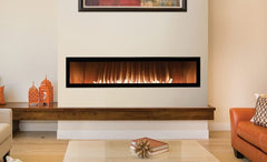 Empire 72" Boulevard Vent-Free Linear Gas Fireplace with Barrier and Remote Control VFLB72FP90P