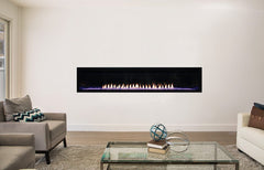 Empire 72" Boulevard Vent-Free Linear Gas Fireplace with Barrier and Remote Control VFLB72FP90P