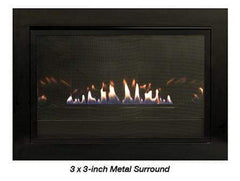 Empire 29" Loft Vent-Free Gas Fireplace Insert with Barrier and Black Liner VFLC10IN32P