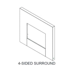 Empire 29" Loft Vent-Free Gas Fireplace Insert with Barrier and Black Liner VFLC10IN32P