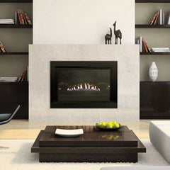 Empire 32" Loft Vent-Free Gas Fireplace Insert with Barrier and Black Liner VFLC28IN32P