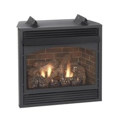 Empire 24" Lincoln Premium Vent-Free Gas Fireplace with Slope Glaze Burner VFP24FP30L10P