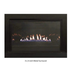 Empire 29" Franklin Vent-Free Gas Fireplace Insert with Log Set and Brick Liner VFPC20IN33P