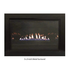 Empire 32" Franklin Vent-Free Gas Fireplace Insert with Log Set and Brick Liner VFPC28IN33P