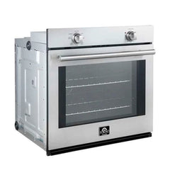 FORNO Vomero 30-Inch 5 cu. ft. Built-In Single Electric Wall Oven in Stainless Steel, FBOEL1370-30