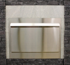 Empire 42" Carol Rose Outdoor Premium Stainless Steel Gas Fireplace with Harmony Burner and Refractory Liner OP42FP32MP