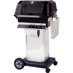 MHP JNR4DD Gas Grill With Stainless Steel Shelves And Stainless Grids
