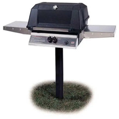 MHP WNK4DD Gas Grill With Stainless Steel Shelves And Stainless Grids