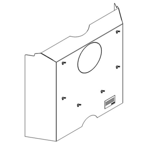 Amantii Reduce Clearance Heat Shield for Lynwood Wood Stove 70.02791.000
