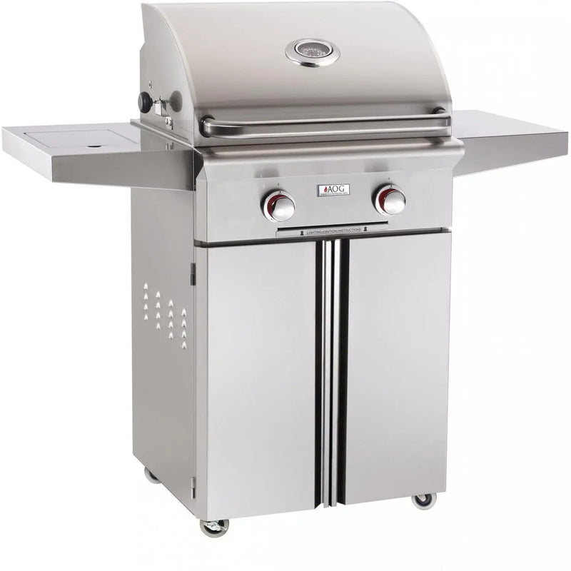 AOG American Outdoor Grill 24” T-Series Freestanding Gas Grill 24PCT-00SP