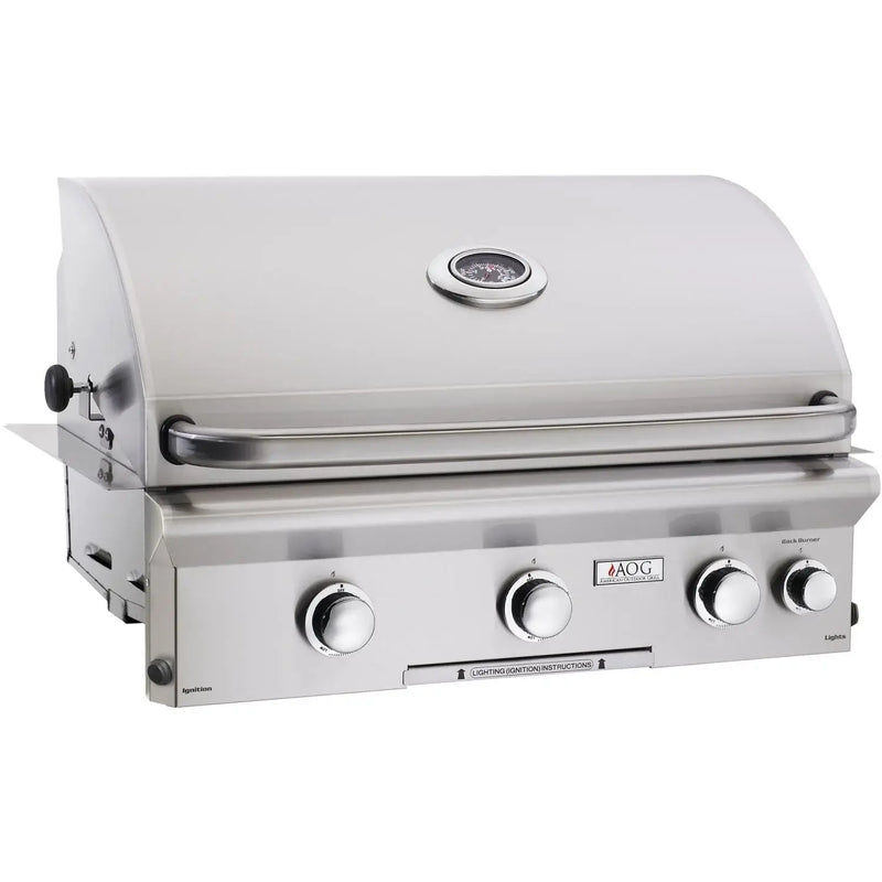 AOG American Outdoor Grill 30-Inch L-Series Built-In Gas Grill with Rotisserie 30NBL