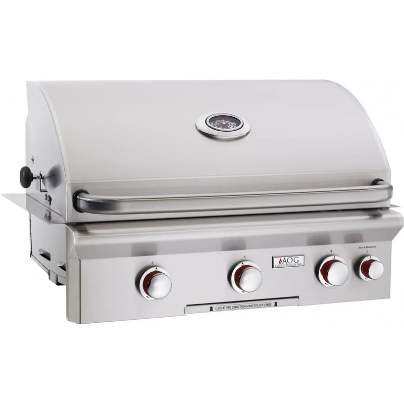 AOG American Outdoor Grill 30-Inch T-Series Built-In Gas Grill with Rotisserie 30NBT