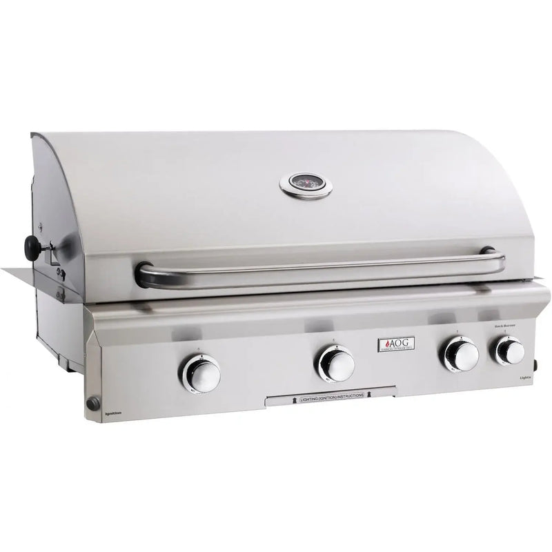 AOG American Outdoor Grill 36-Inch L-Series Built-In Gas Grill with Rotisserie & Back Burner 36NBL