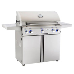 AOG American Outdoor Grill 36-Inch L-Series Freestanding Gas Grill with Rotisserie & Side Burner 36PCL