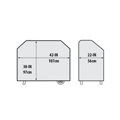 Broil King 67066 Polyester Cover for Baron Pellet 500 Grill