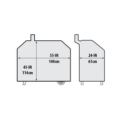 Broil King 67069 Premium Polyester Cover for Smoke XL Pro Pellet Grill