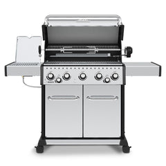 Broil King Baron S590 Pro Gas Grill with Rotisserie and Side Burner - BK876944