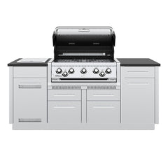 Broil King Imperial S590i Stainless Steel 5-Burner Gas Grill Island, 79-Inches BK896844