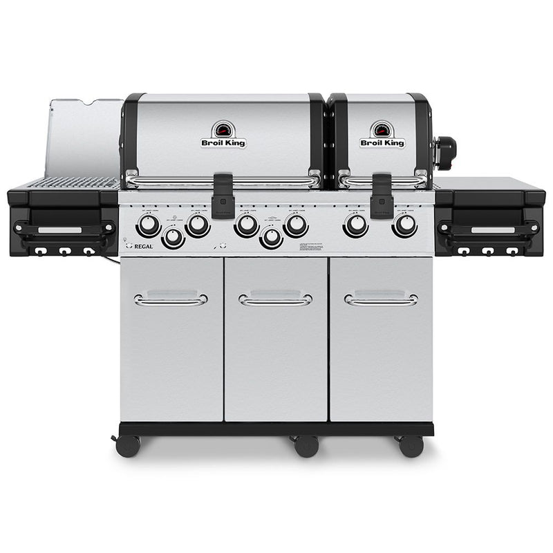 Broil King Regal S690 Pro Gas Grill with Rotisserie and Side Burner - BK957944