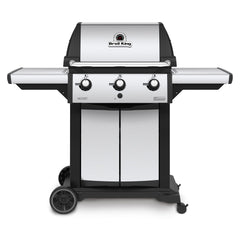 Broil King Signet 320 3-Burner Grill on 2-Wheel Cart, 25.5-Inches BK946854