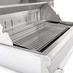 Blaze 32-Inch Built-In Charcoal Grill with Adjustable Tray and Hook-and-Hang Grate System – BLZ-4-CHAR