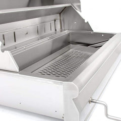 Blaze 32-Inch Built-In Charcoal Grill with Adjustable Tray and Hook-and-Hang Grate System – BLZ-4-CHAR