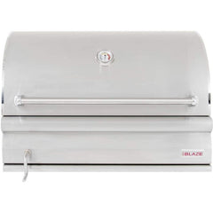 Blaze 32-Inch Built-In Charcoal Grill with Adjustable Tray and Hook-and-Hang Grate System – BLZ-4-CHAR